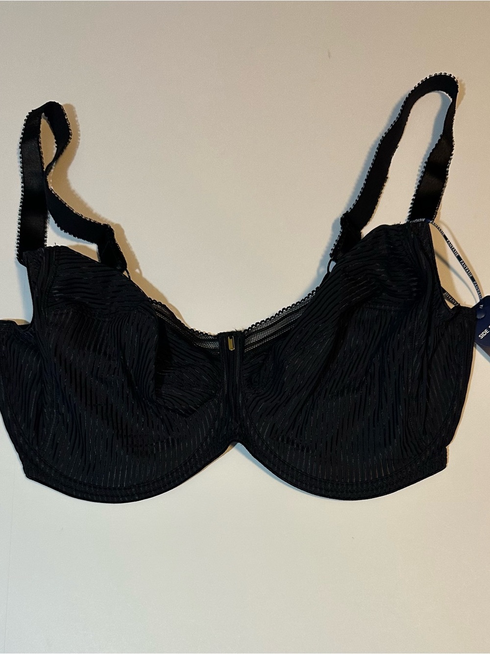 Fantasie Fusion Bra US Size 36J Full Cup Side Support Underwire Black
